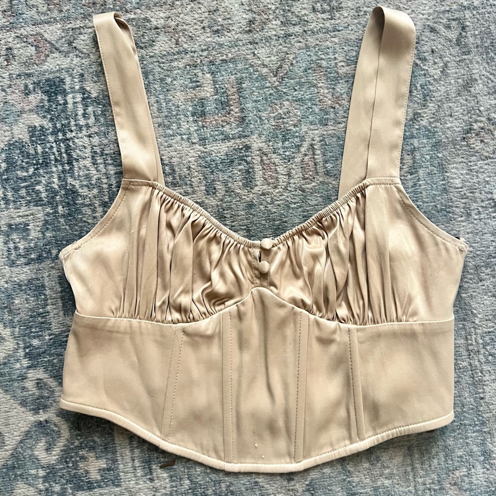Zara Tank top with back zipper size Small